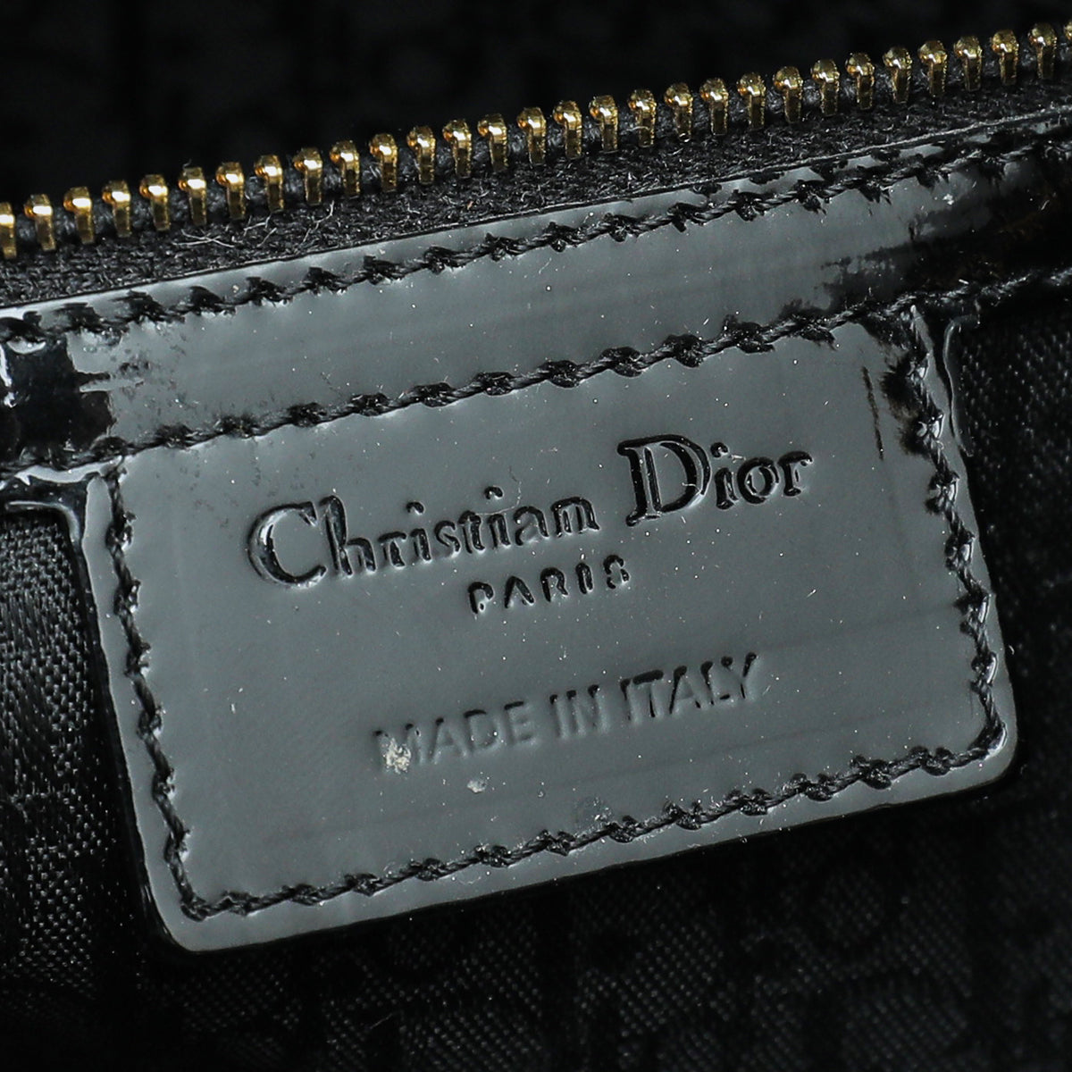 Christian Dior Black Lady Dior Large Bag