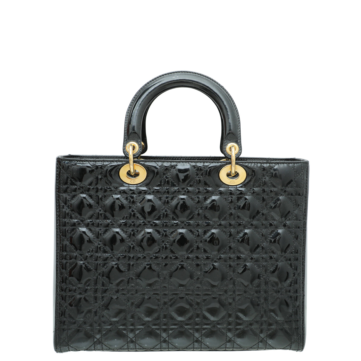 Christian Dior Black Lady Dior Large Bag-Christian Dior-THE CLOSET