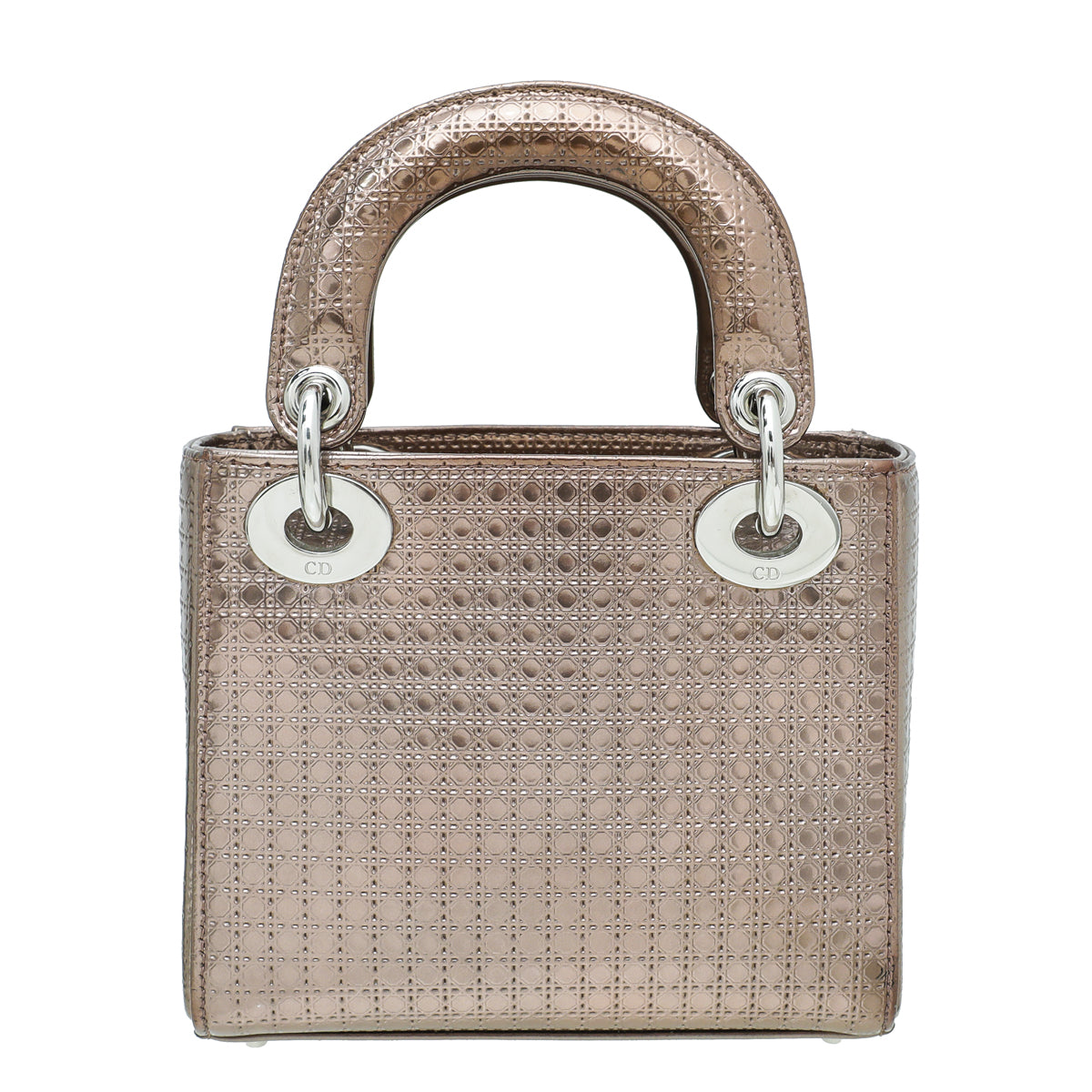 Christian Dior Bronze Micro Cannage Lady Dior Chain Mini Bag-Christian Dior-THE CLOSET