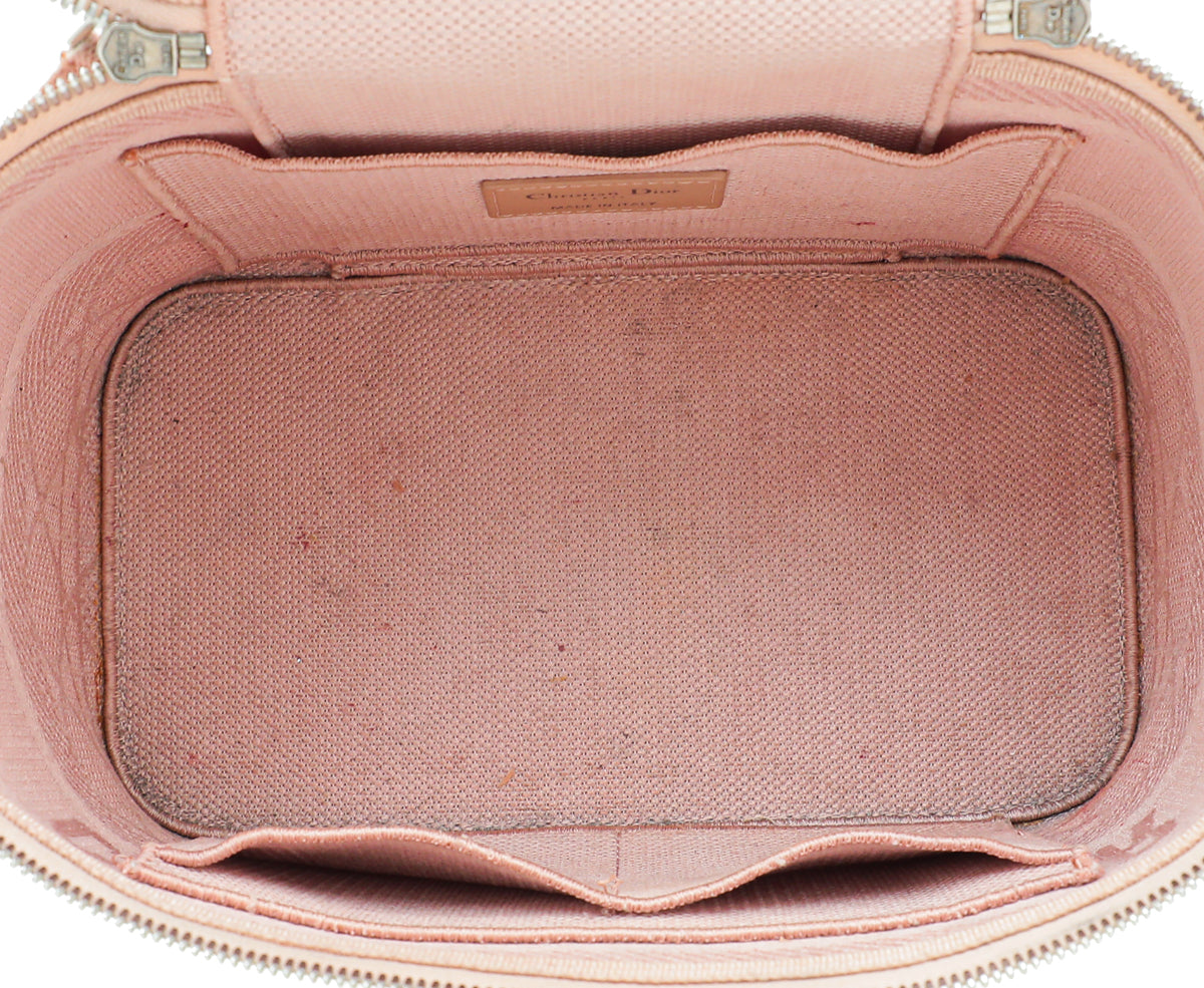 Christian Dior Pink Travel D-Lite Vanity Case