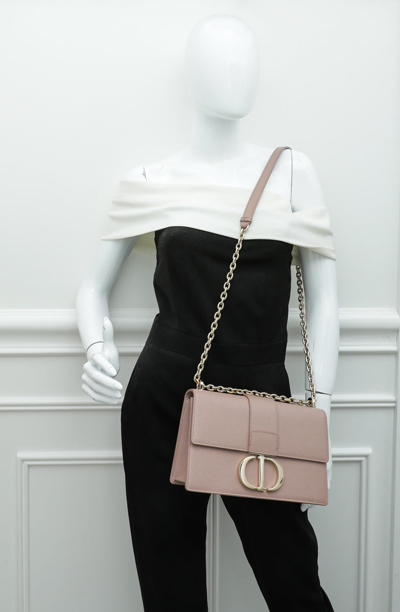 Christian Dior Dusty Pink 30 Montaigne Chain Medium Bag – The Closet