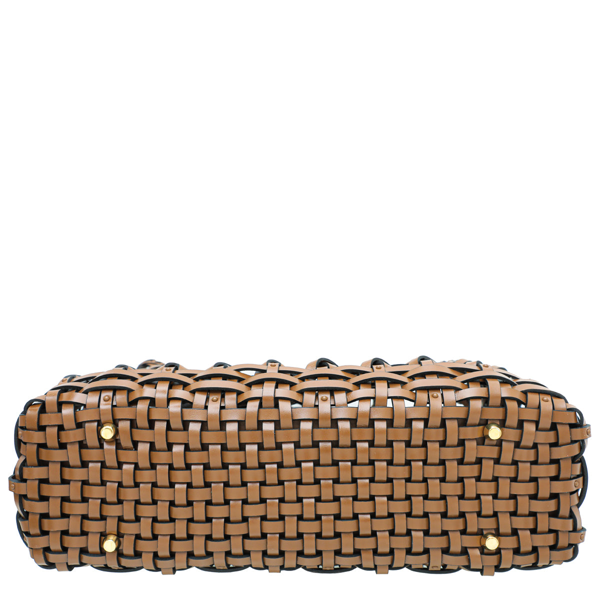 Christian Dior Brown Dior Cabas Perforated Bag