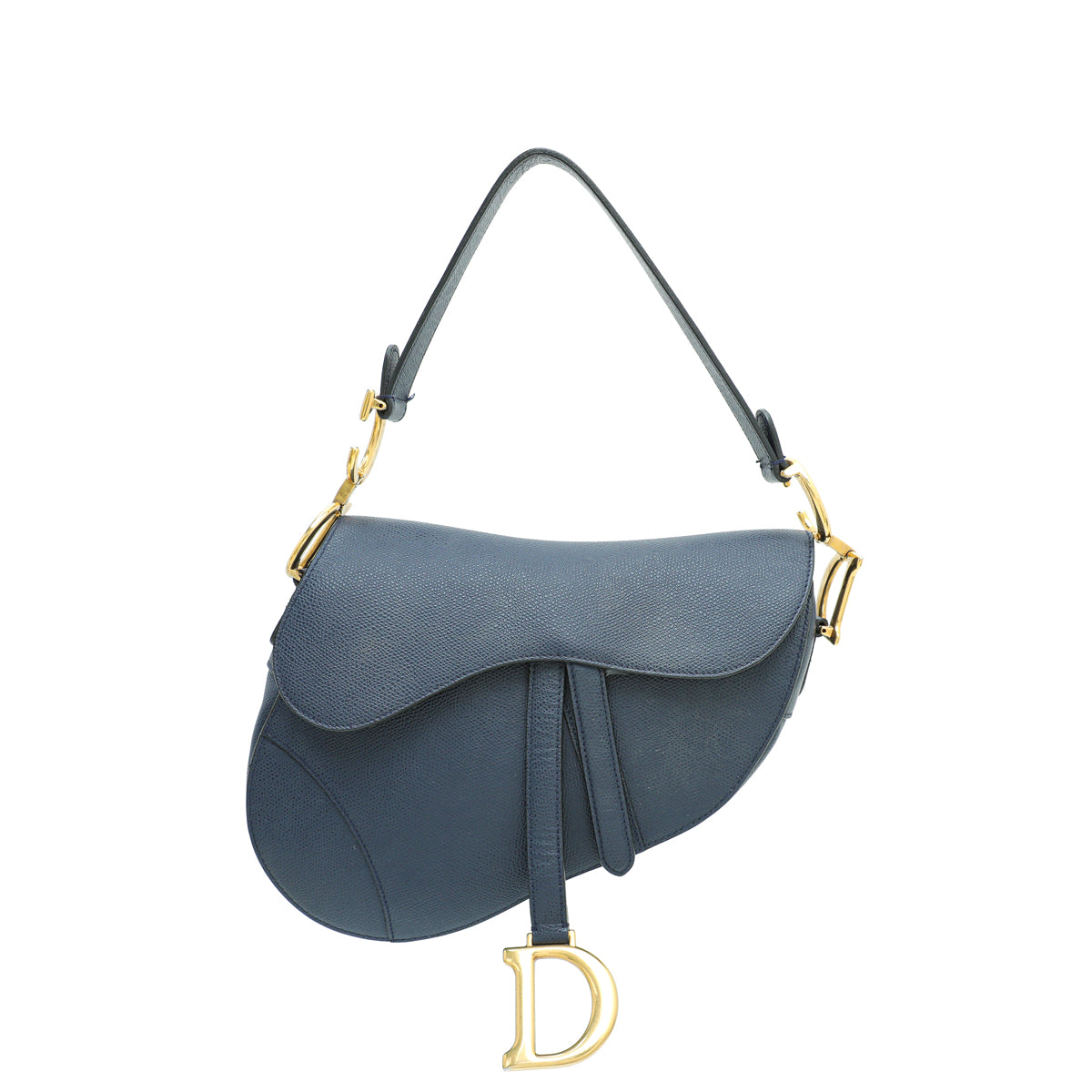 Christian Dior Navy Blue Saddle Medium Bag-Christian Dior-THE CLOSET