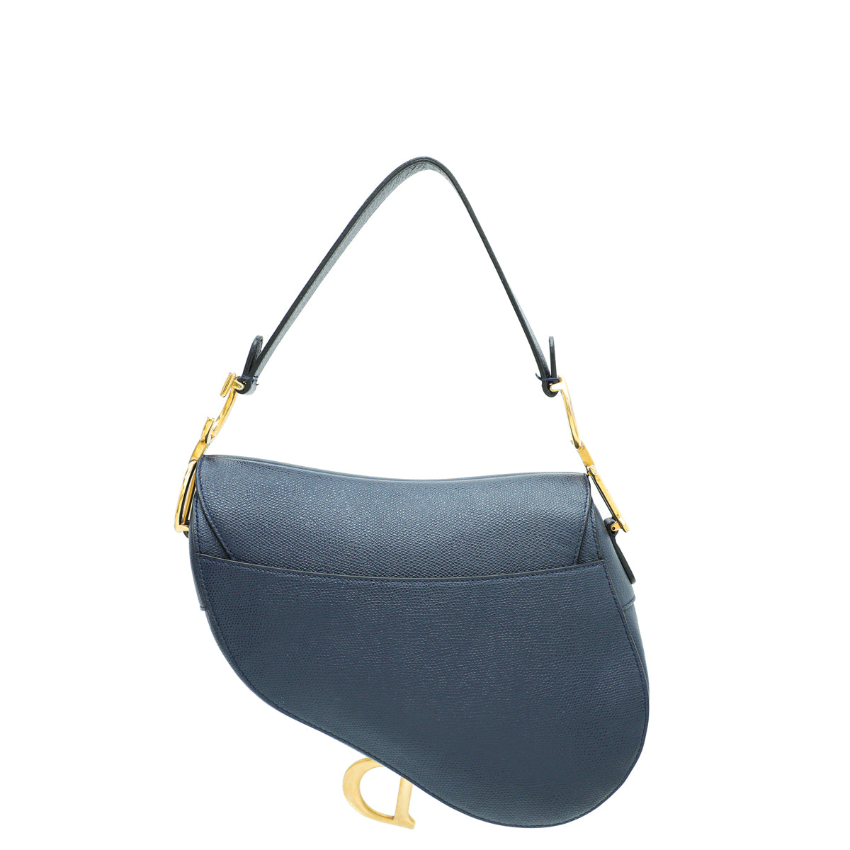 Christian Dior Navy Blue Saddle Medium Bag-Christian Dior-THE CLOSET