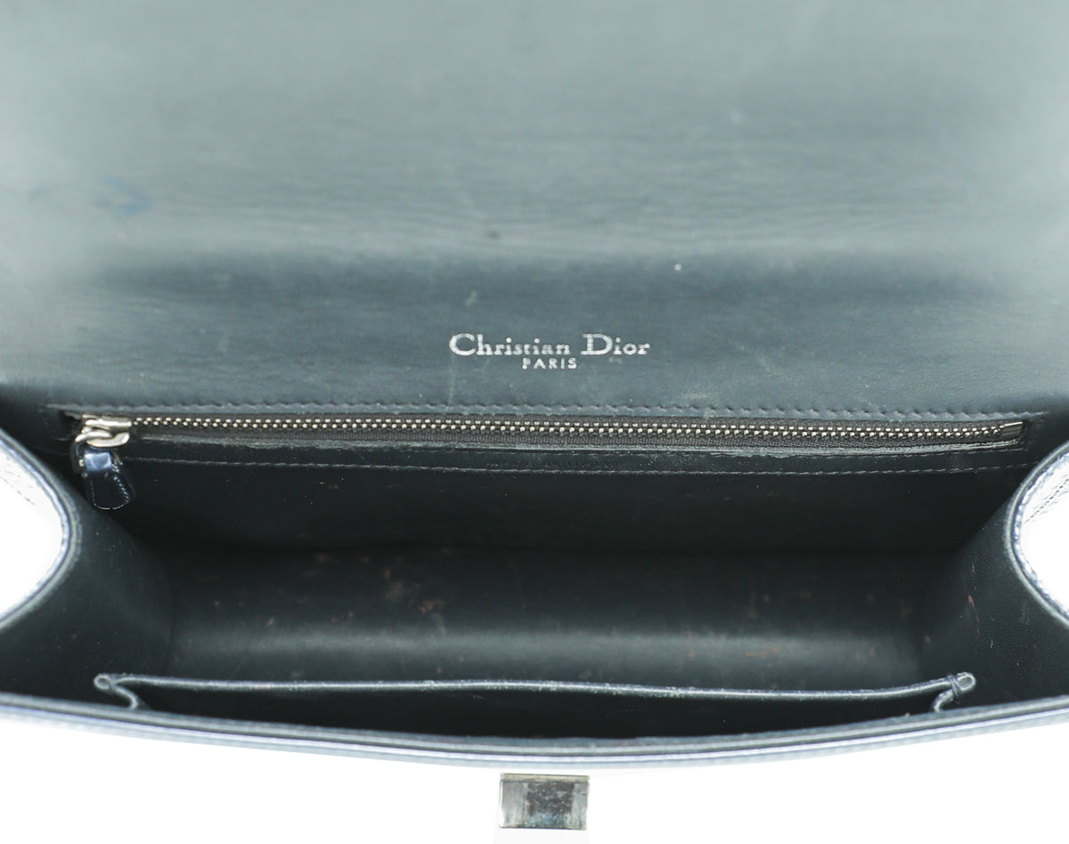 Christian Dior Blue Diorama Micro Cannage Medium Bag