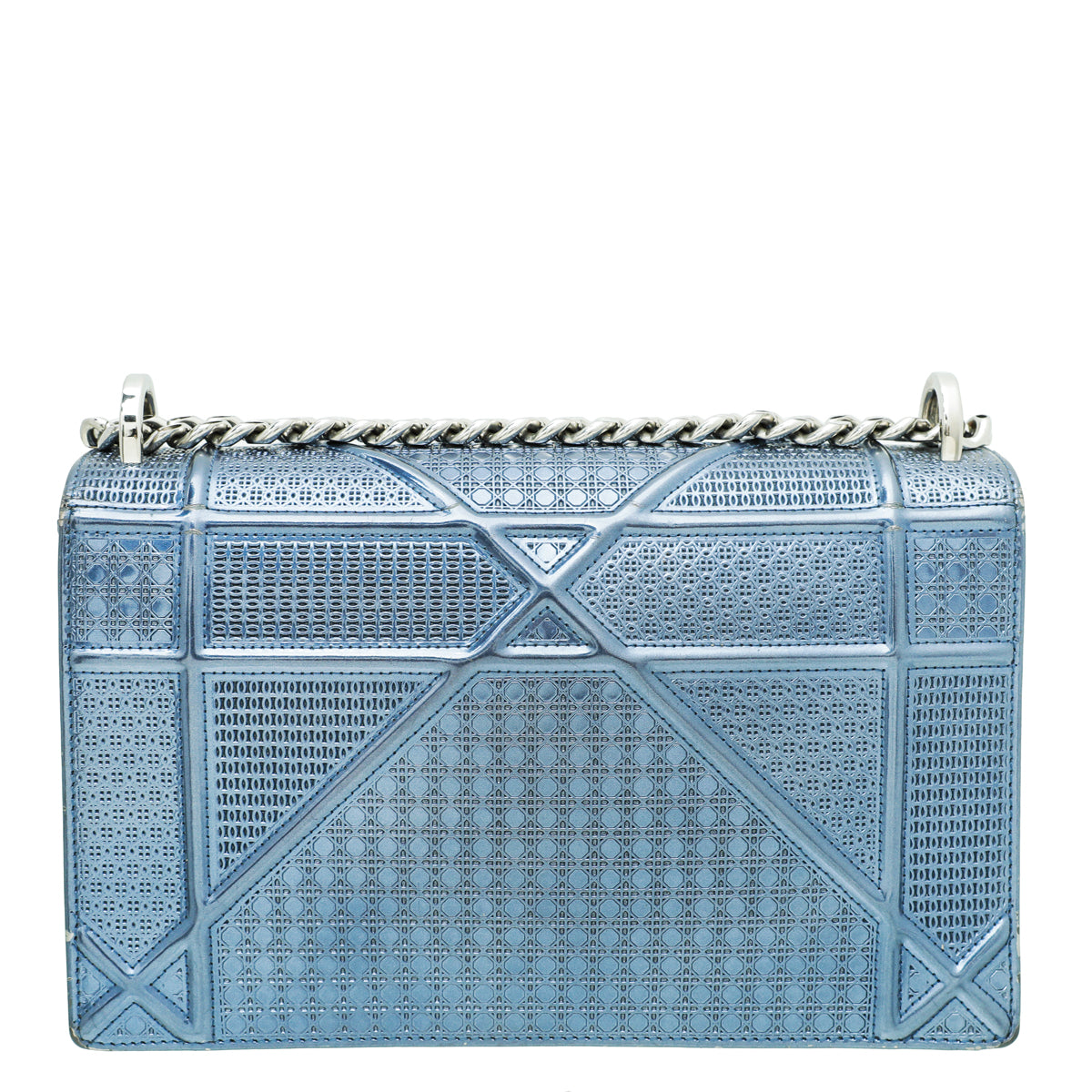 Christian Dior Blue Diorama Micro Cannage Medium Bag-Christian Dior-THE CLOSET