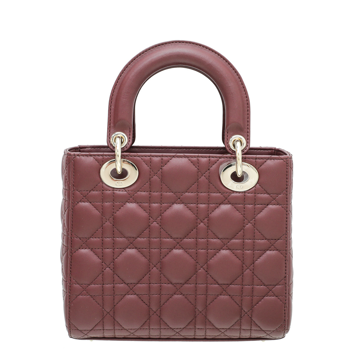 Christian Dior Burgundy Lady Dior My ABCDior Small Bag-Christian Dior-THE CLOSET