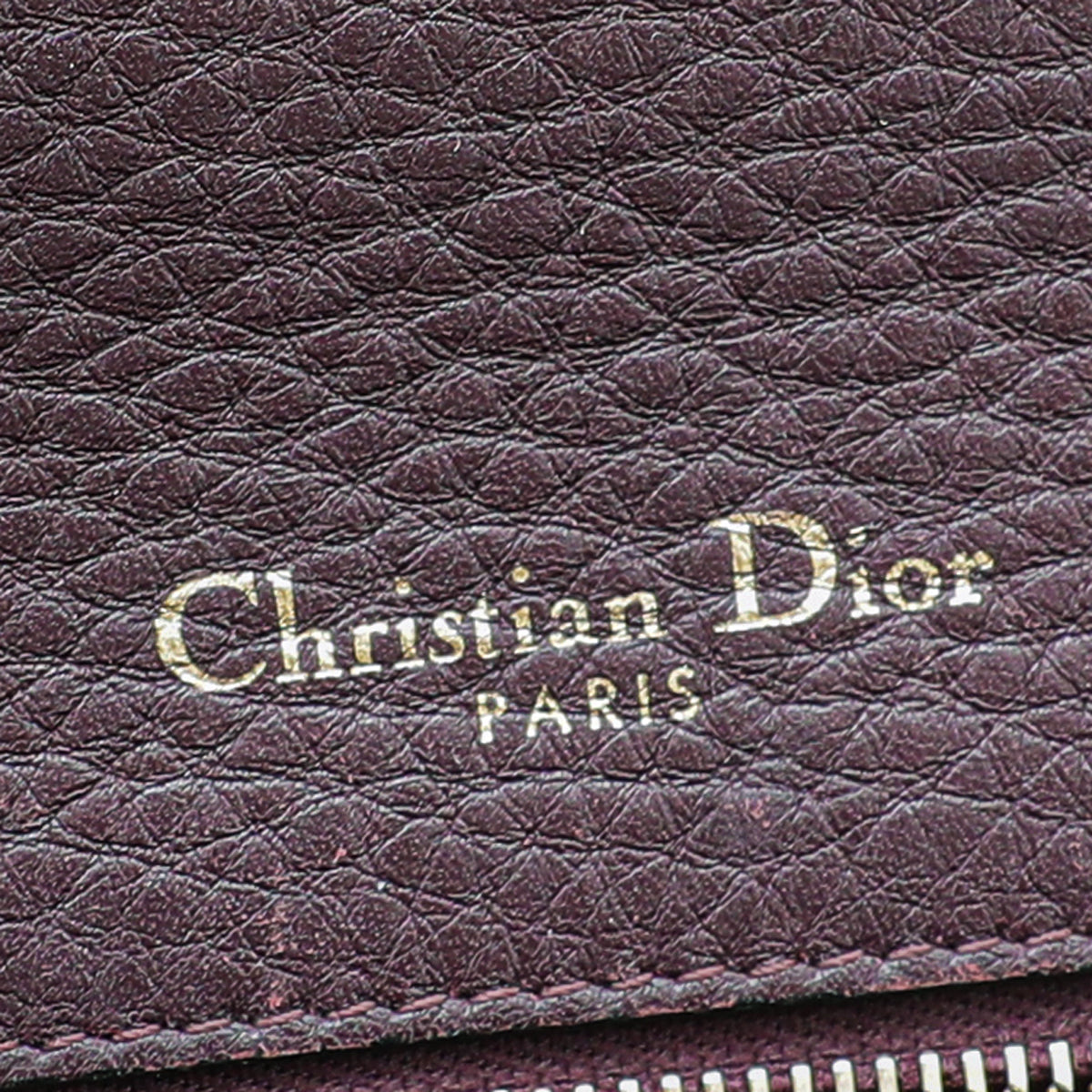 Christian Dior Burgundy Diorama Medium Flap Bag