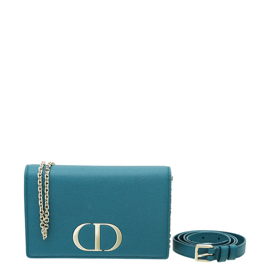 Christian Dior Turquoise 2-in-1 30 Montaigne Pouch – The Closet