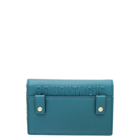 Christian Dior Turquoise 2-in-1 30 Montaigne Pouch