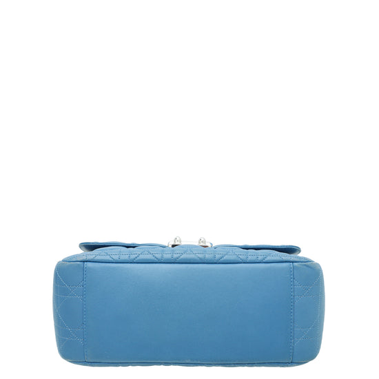 Christian Dior Blue Miss Dior Flap Medium Chain Bag – The Closet