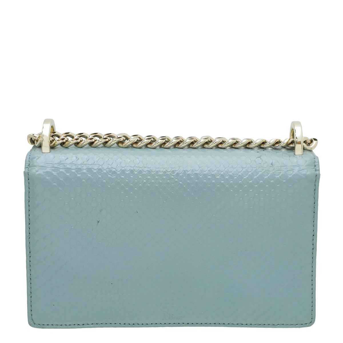 Christian Dior Grey Python Embossed Diorama Bag – THE CLOSET