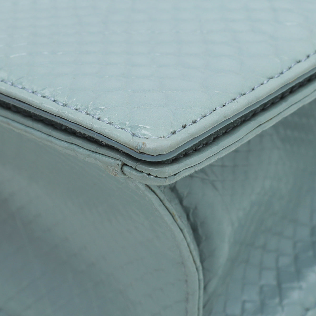 Christian Dior Grey Python Embossed Diorama Bag – THE CLOSET