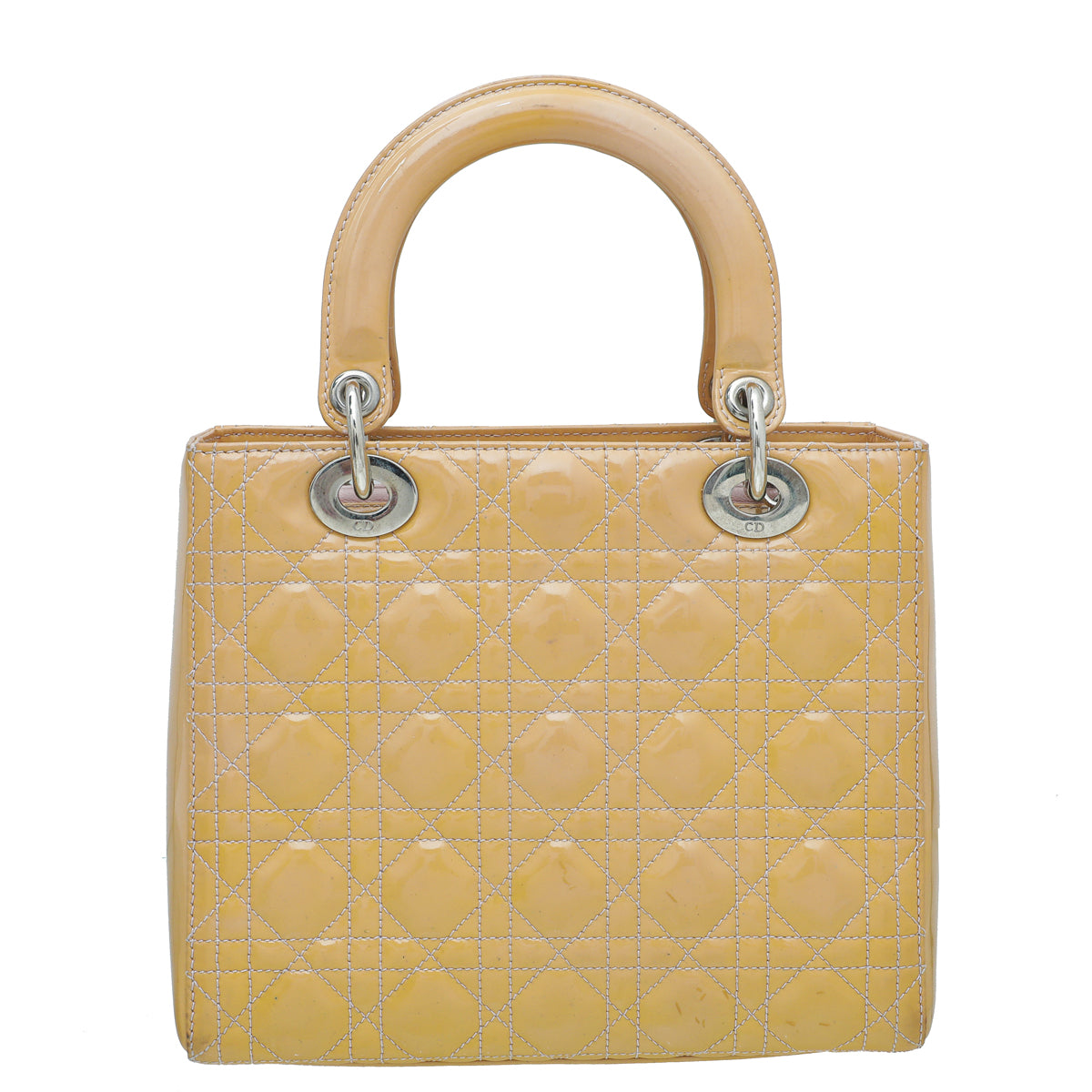 Christian Dior Beige Lady Dior Medium Bag-Christian Dior-THE CLOSET