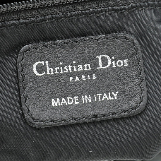 Christian Dior Black Nylon Cannage Charming Boston Mini Bag