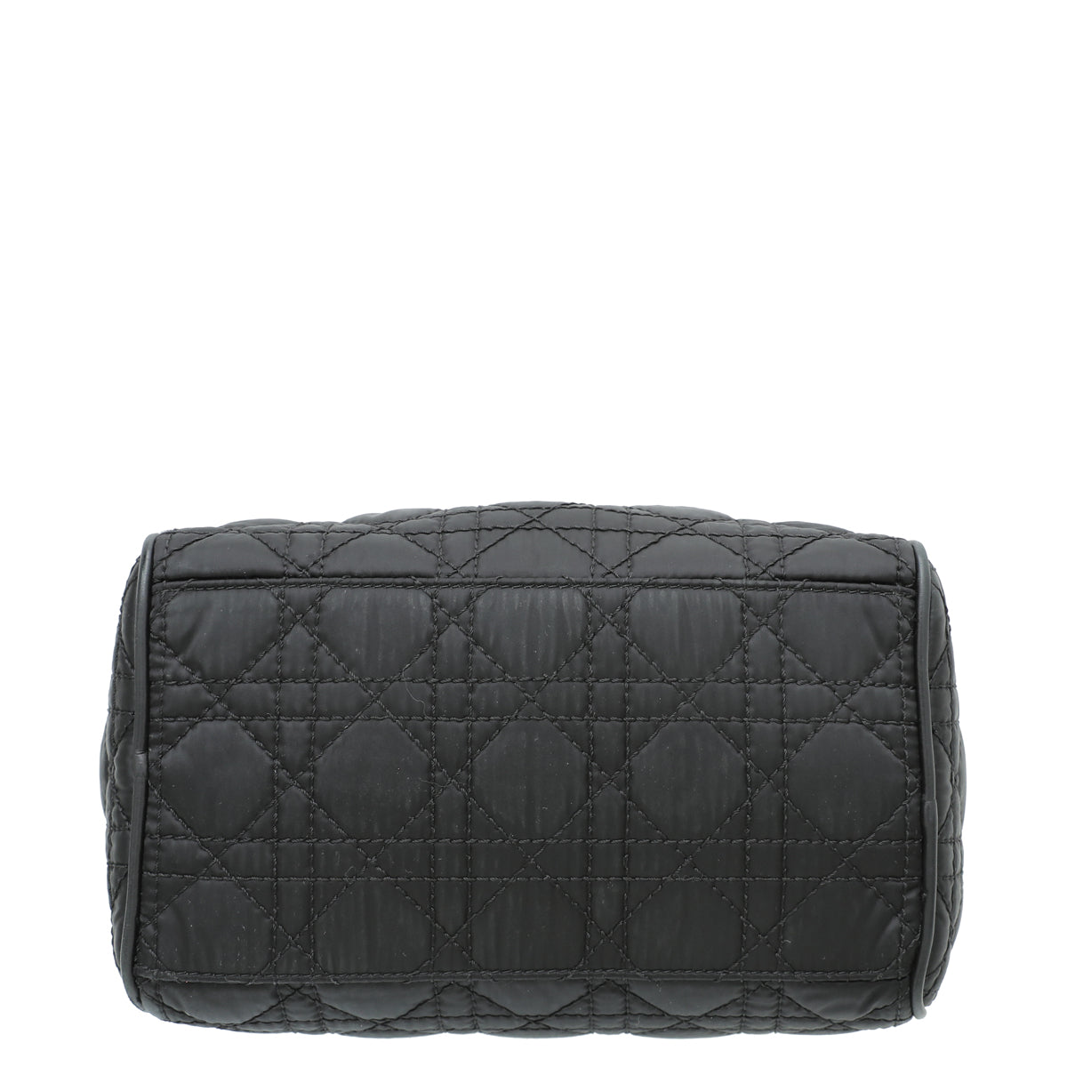 Christian Dior Black Nylon Cannage Charming Boston Mini Bag