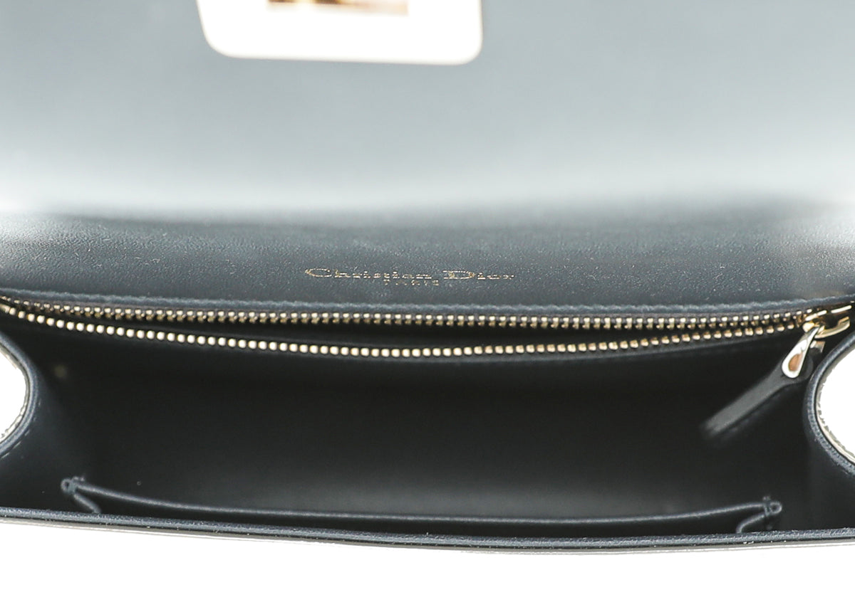 Christian Dior Metallic Champagne Diorama Small Shoulder Bag – The Closet