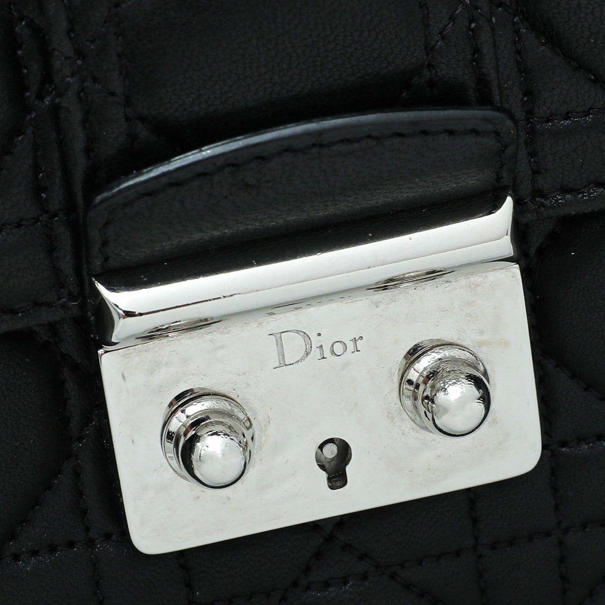Christian Dior Black Miss Dior Large Flap Bag – The Closet