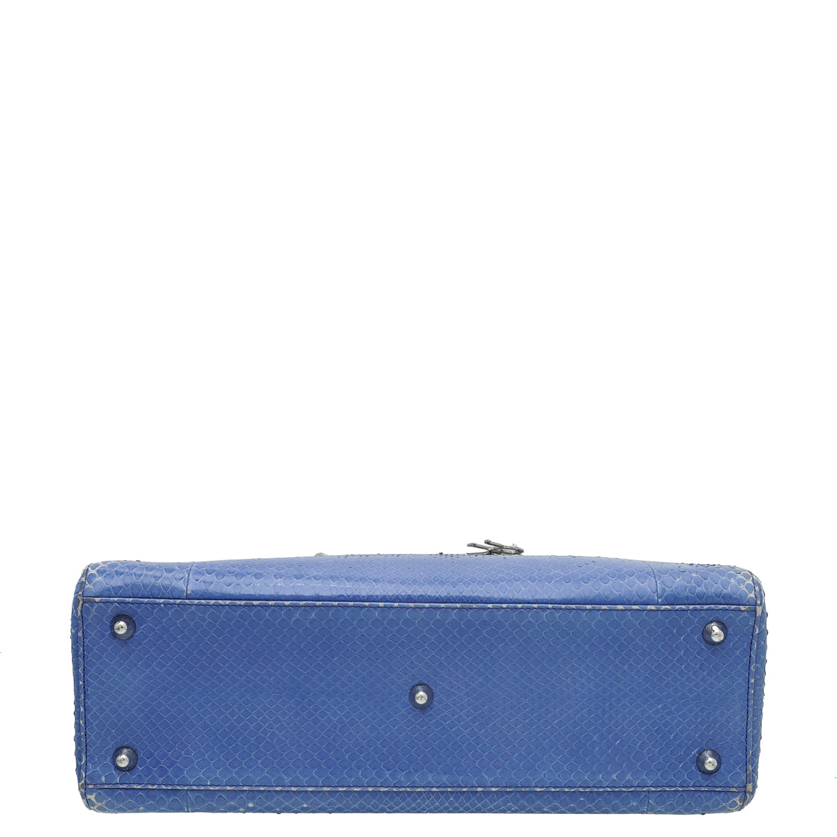 Christian Dior Blue Python Lady Dior Large Bag – THE CLOSET