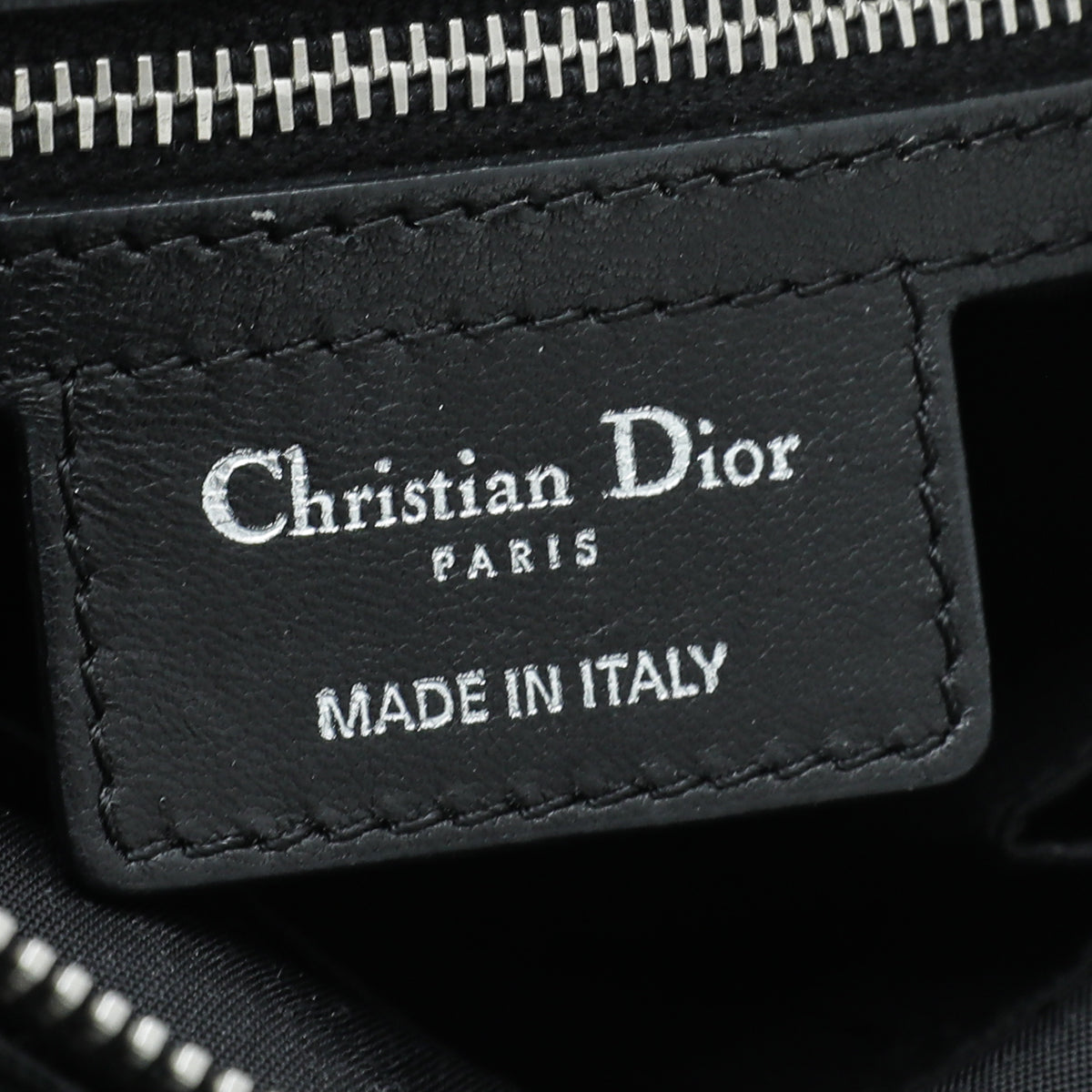 Christian Dior Black Granville Polochon Bag