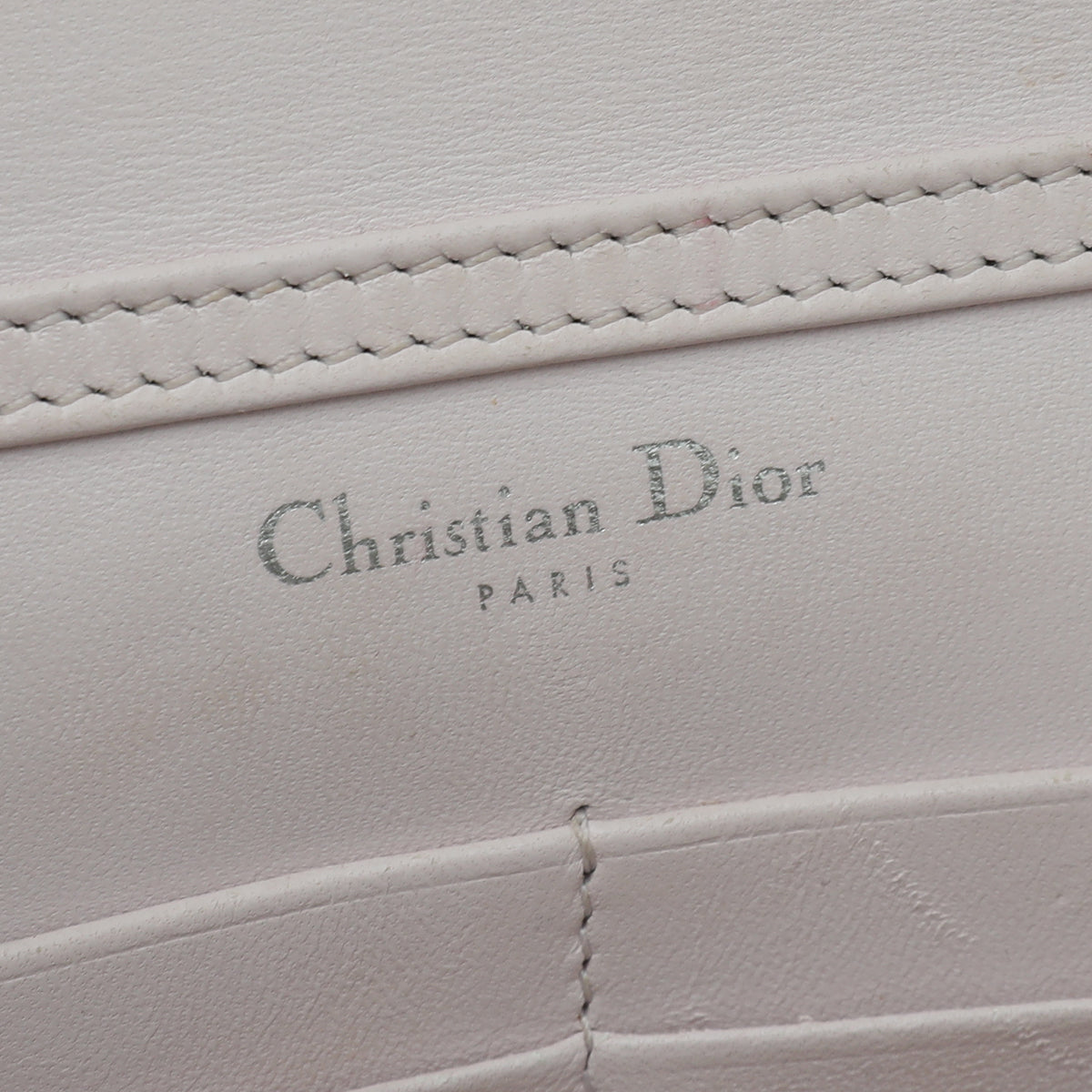 Christian Dior Light Pink Diorama Chain Clutch