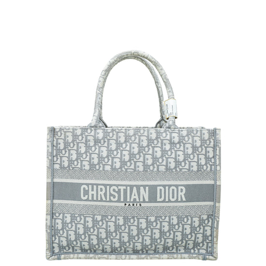 Christian Dior Grey Oblique Book Tote Medium Bag – The Closet