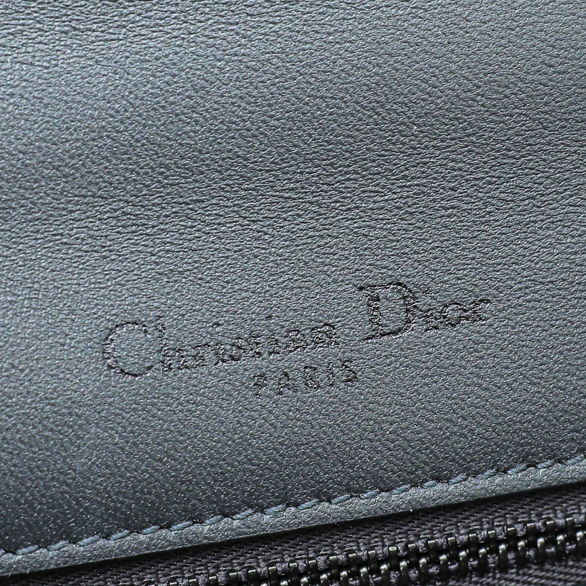 Christian Dior Dark Grey Micro Cannage Diorama Medium Bag