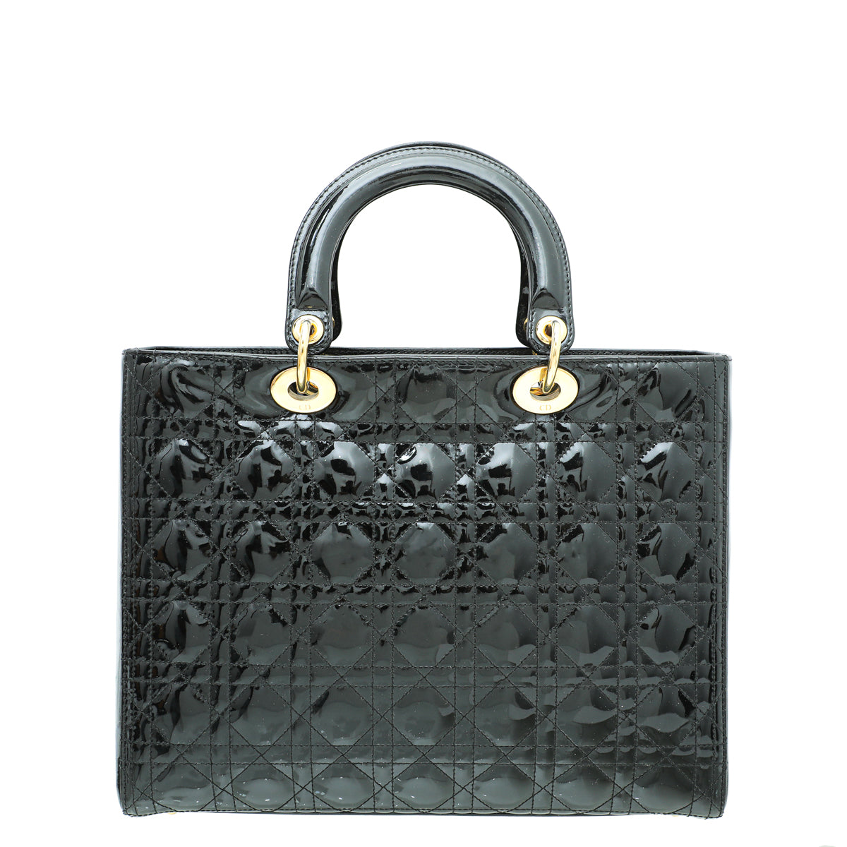 Christian Dior Black Lady Dior Large Bag-Christian Dior-THE CLOSET