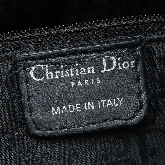Christian Dior Black Lady Dior Large Bag