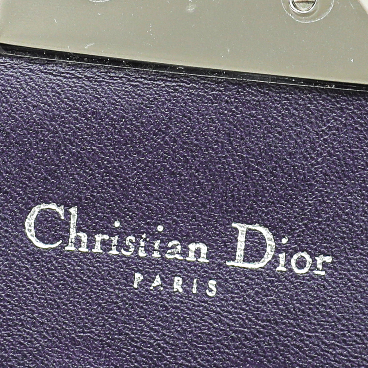 Christian Dior Violet Miss Dior Promenade Pouch Chain