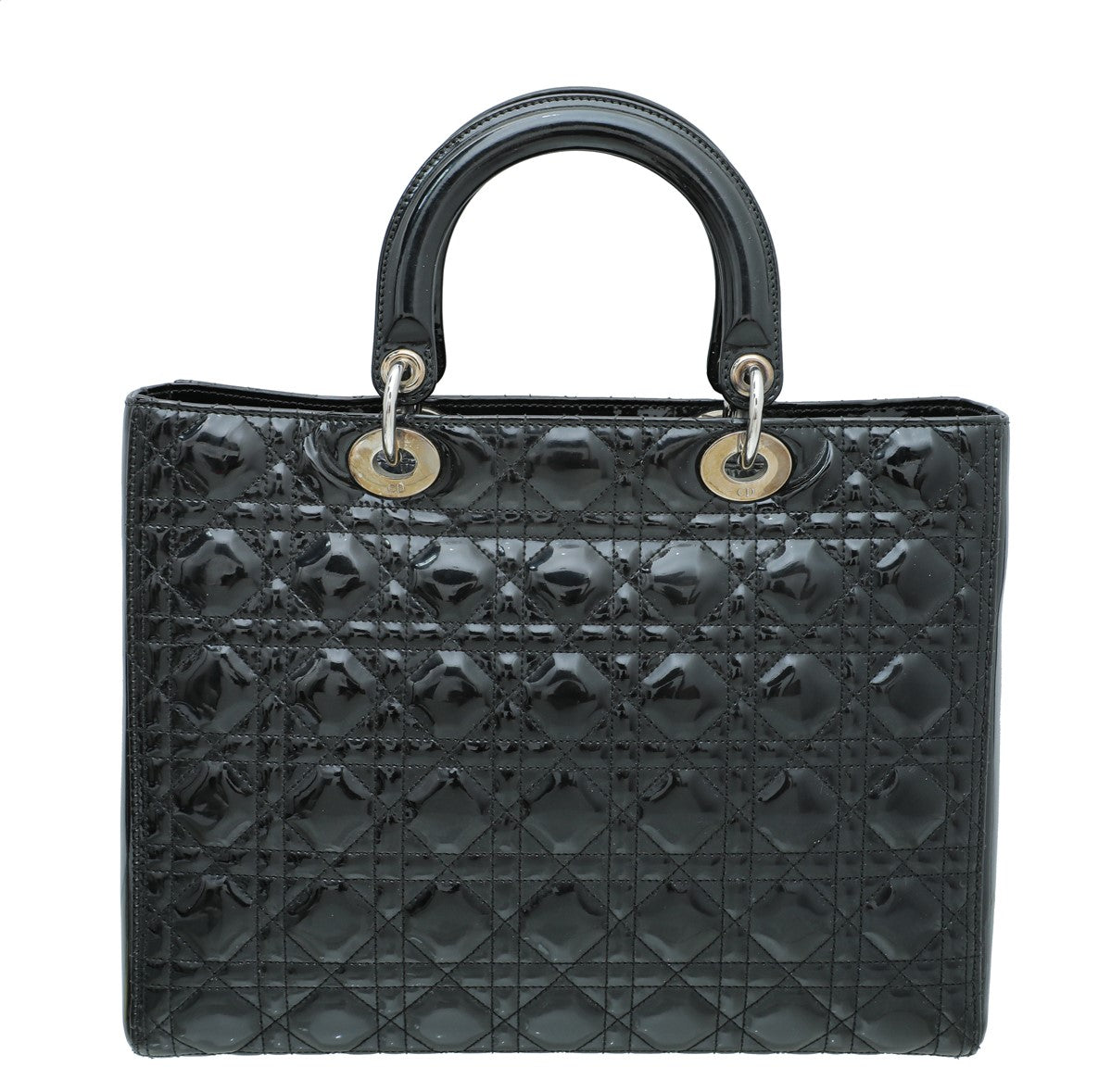 Christian Dior Black Lady Dior Large Bag-Christian Dior-THE CLOSET