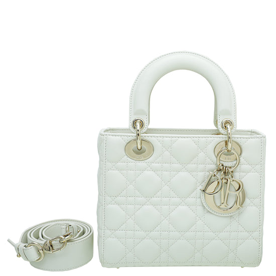 Christian Dior White Lady Dior My ABCDIOR Small Bag