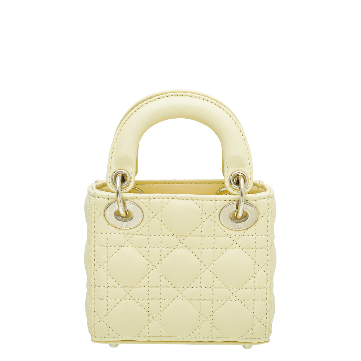 Christian Dior Light Yellow Lambskin Micro Bag-Christian Dior-THE CLOSET