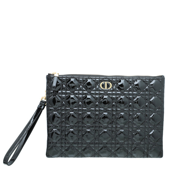Christian Dior Black Caro Daily Large Pouch