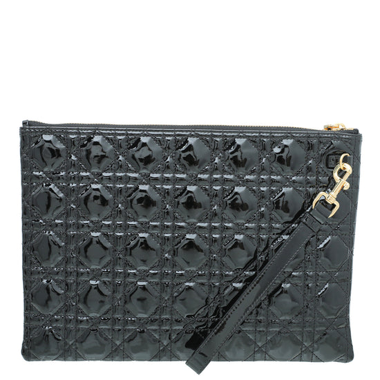 Christian Dior Black Caro Daily Large Pouch