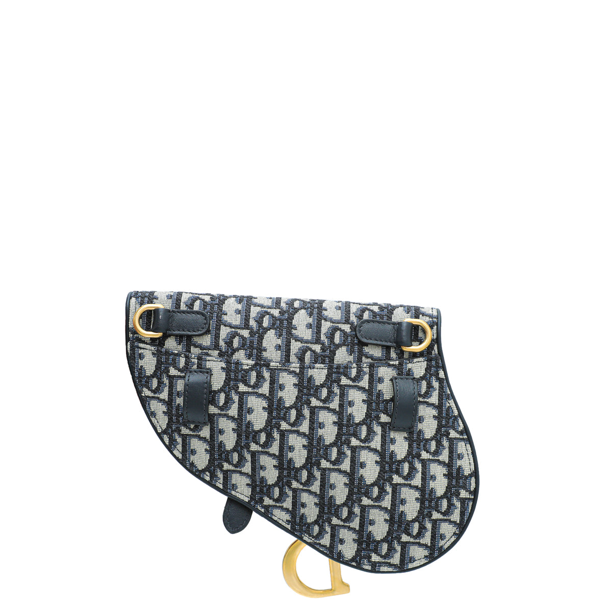 Christian Dior Bicolor Oblique Saddle Belt Bag-Christian Dior-THE CLOSET