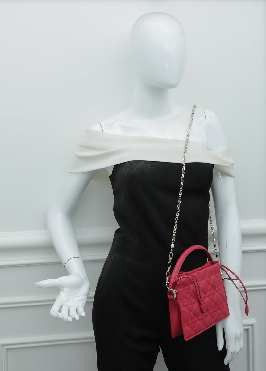 Christian Dior Top Handle Drawstring Bag