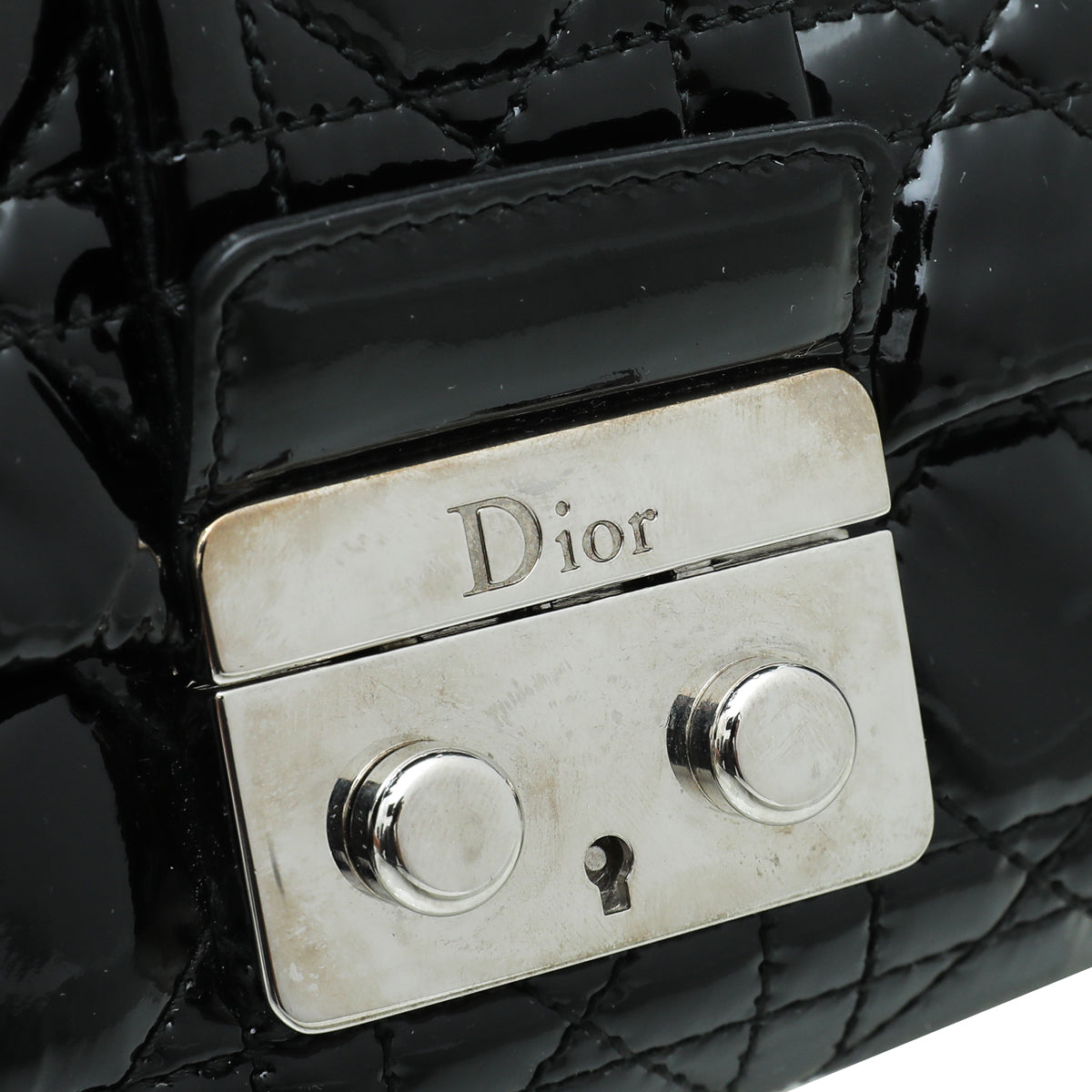Christian Dior Black New Lock Flap Bag