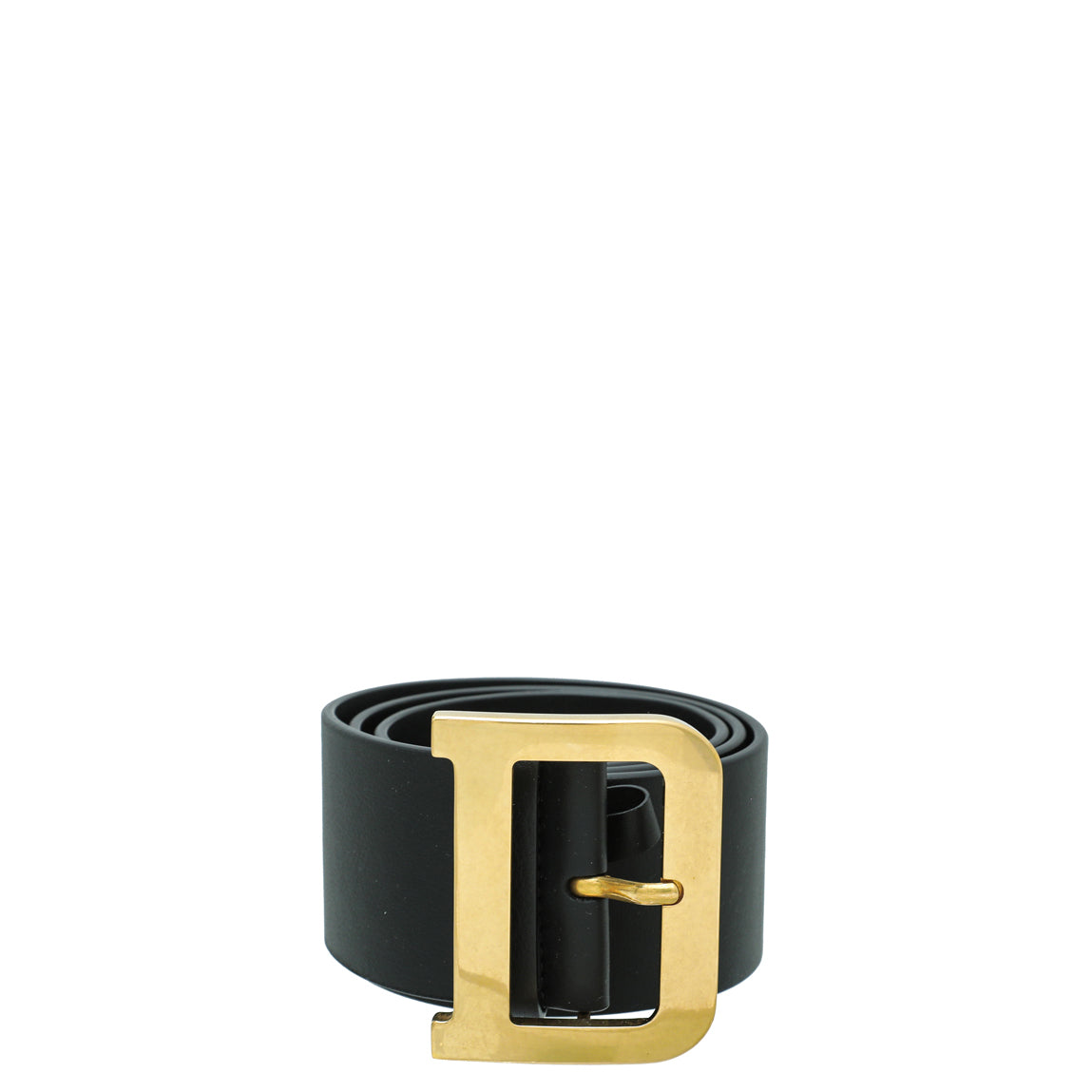 Christian Dior Black Aged Diorquake 55mm Belt-Christian Dior-THE CLOSET