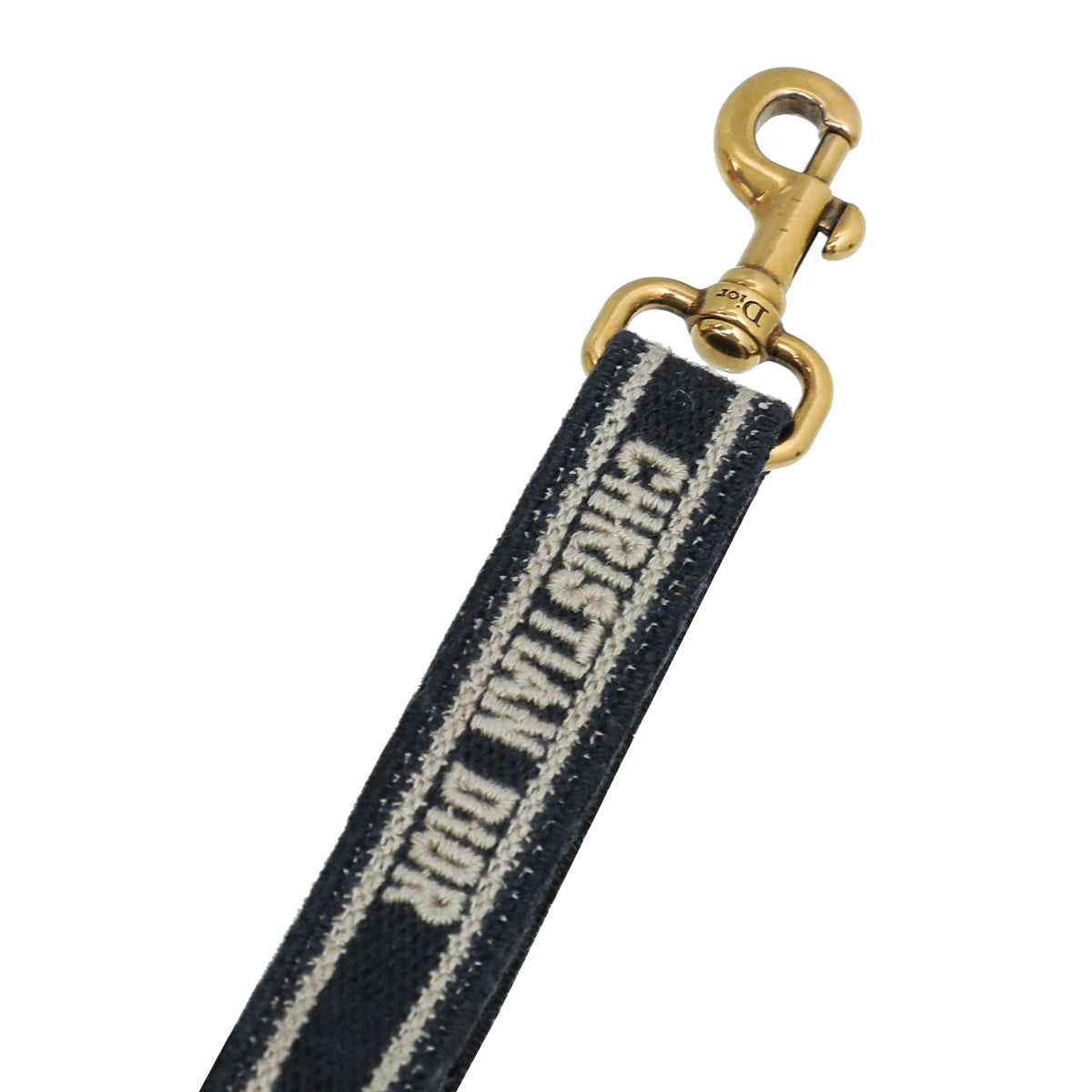 Christian Dior Navy Blue Logo Adjustable Embroidered Micro