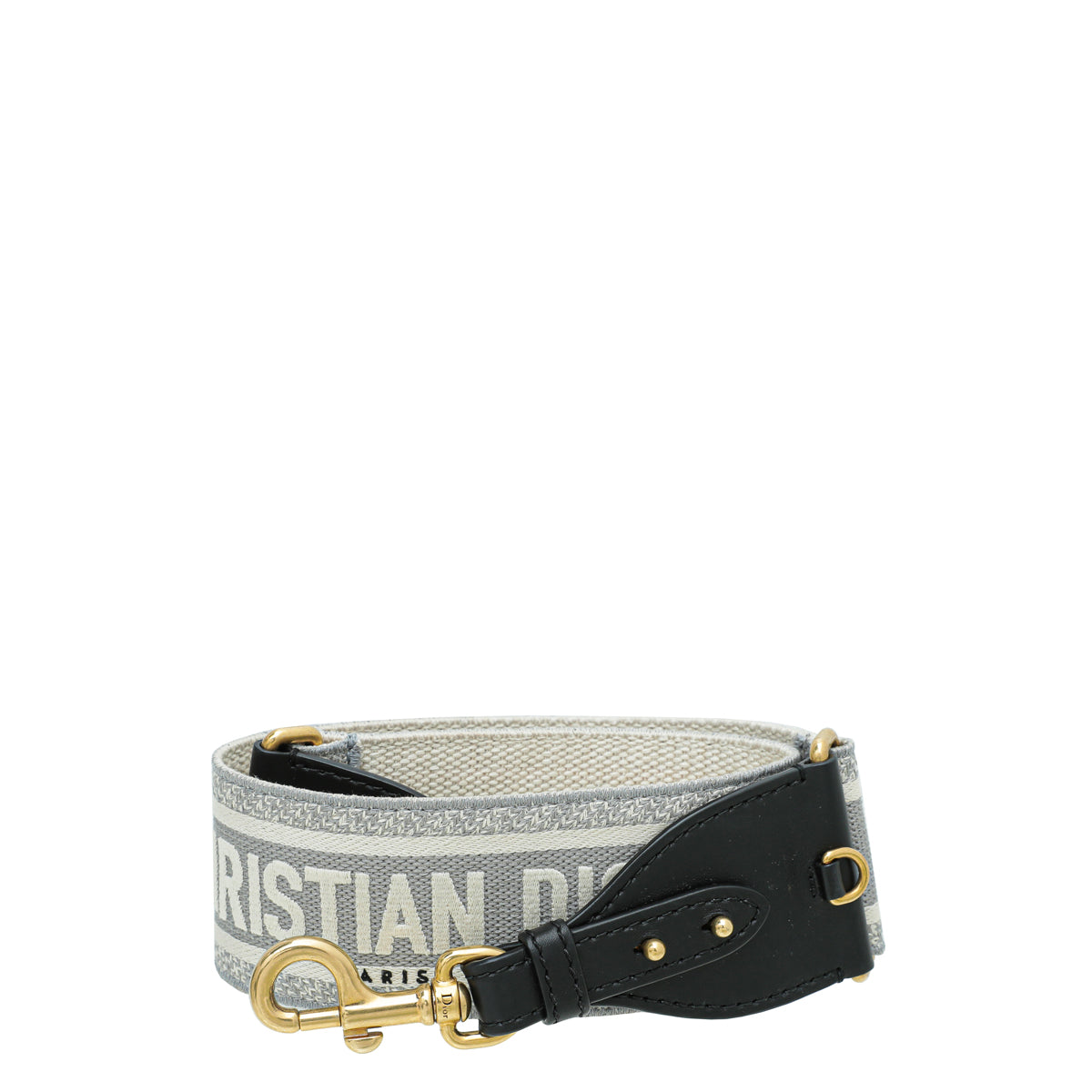 Christian Dior Bicolor Embroidered Shoulder Strap W/ Ring-Christian Dior-THE CLOSET