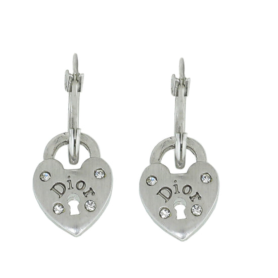 Dior lock earrings Clearance