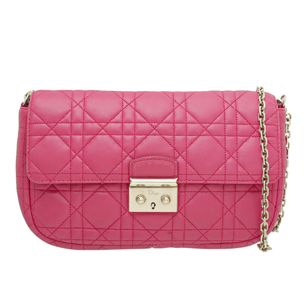 Christian Dior Hot Pink Miss Dior Small Chain Bag-Christian Dior-THE CLOSET