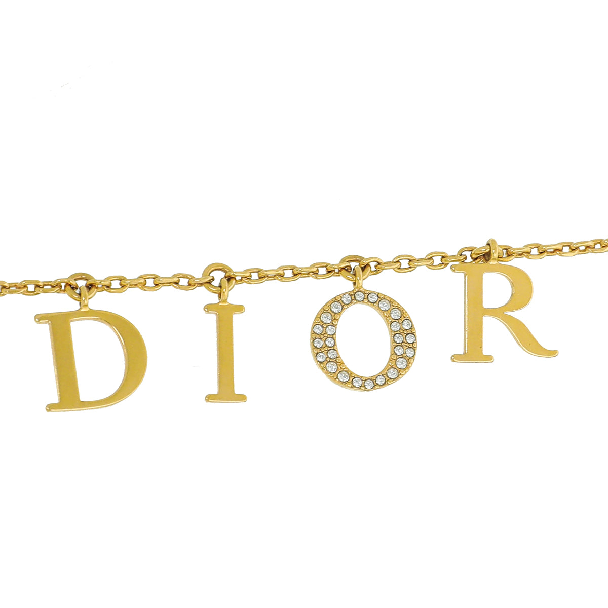 Christian Dior Gold Dio(r)evolution Chain Necklace-Christian Dior-THE CLOSET