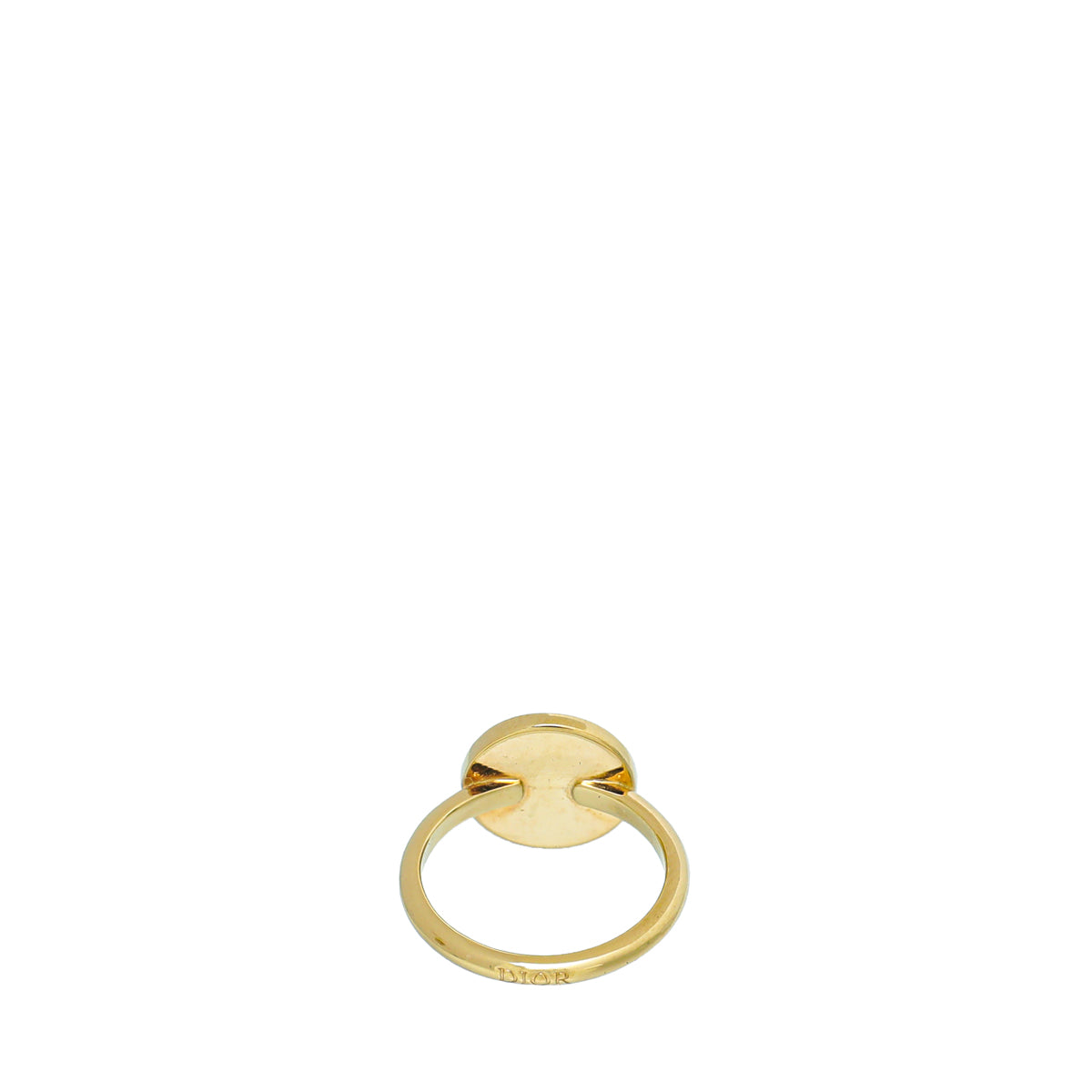 Christian Dior Black The Petit CD Logo Small Ring-Christian Dior-THE CLOSET