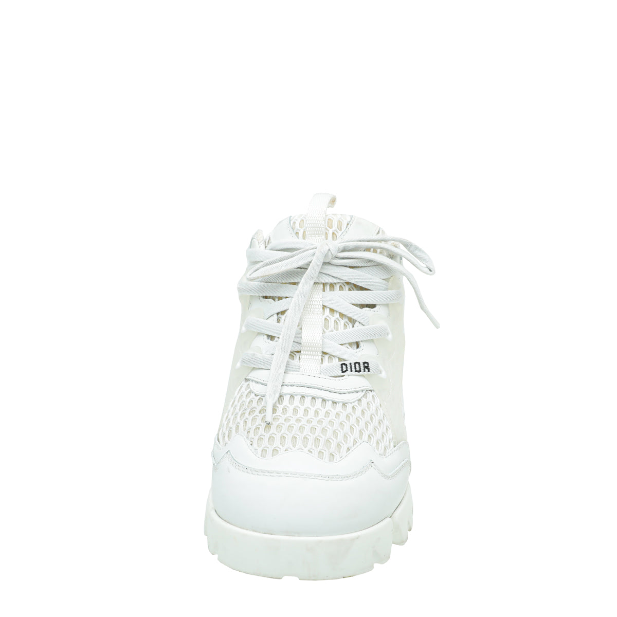 Christian Dior White D-Connect Mesh Sneaker 38.5-Christian Dior-THE CLOSET