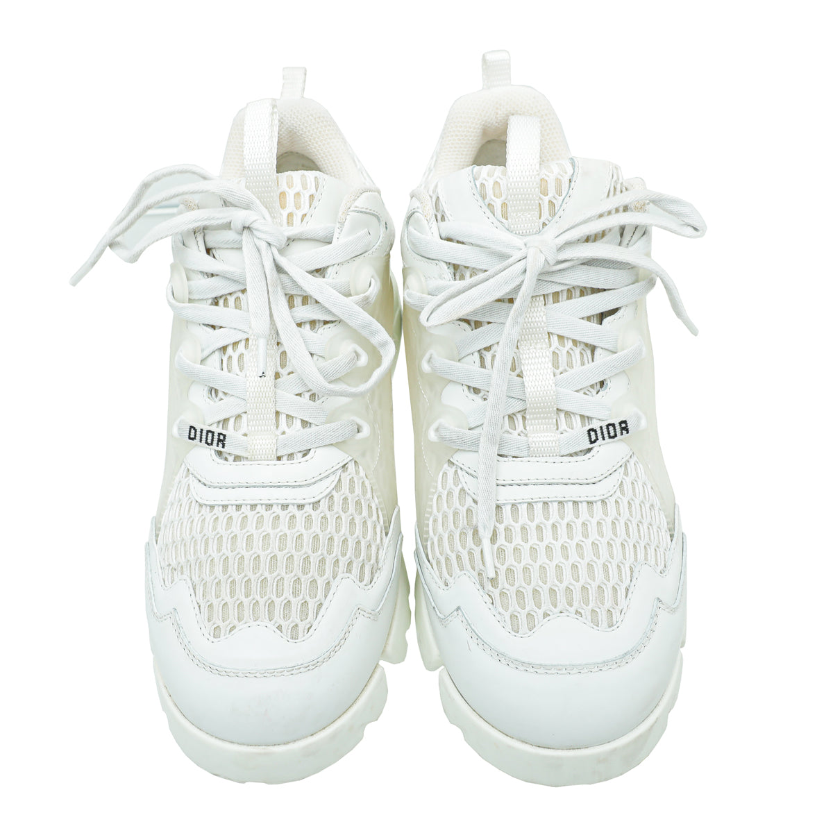 Christian Dior White D-Connect Mesh Sneaker 38.5