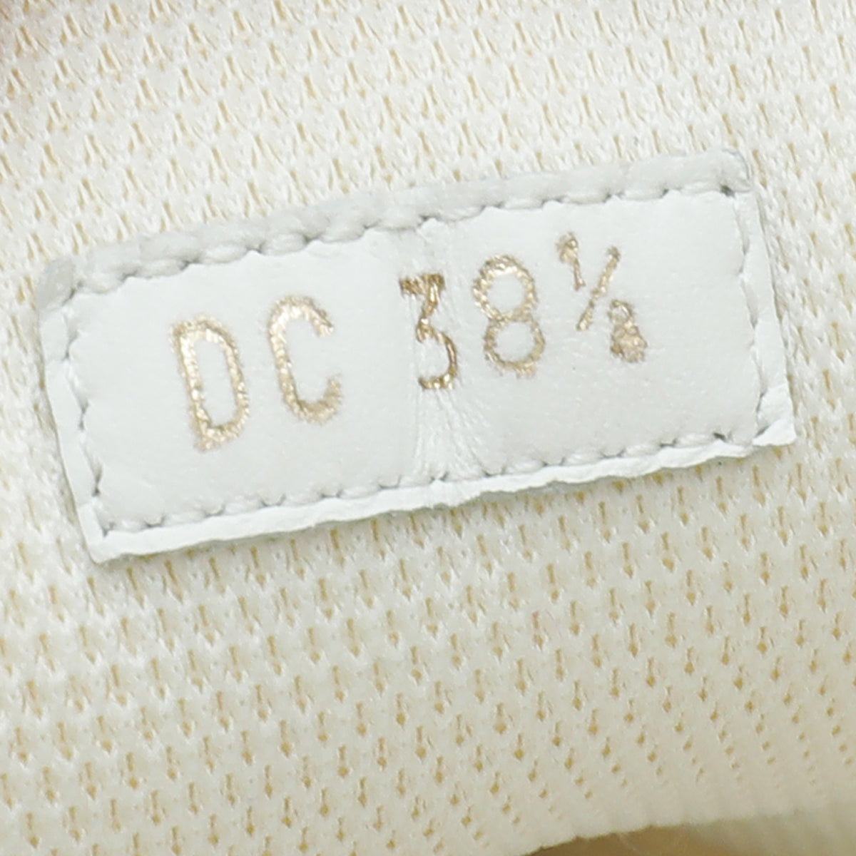 Christian Dior White D-Connect Mesh Sneaker 38.5