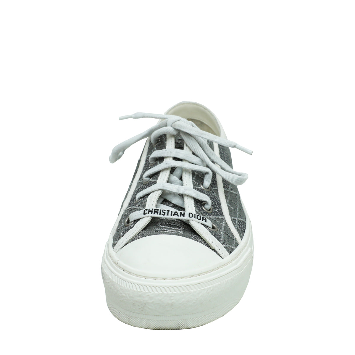 Christian Dior Bicolor Cotton Cannage Walk'n'dior Sneaker 40-Christian Dior-THE CLOSET