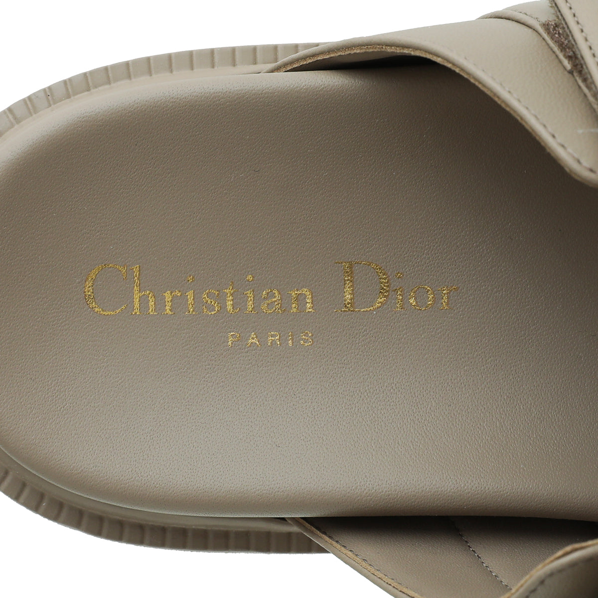 Christian Dior Hazelnut Dioract Slide Sandal 38.5